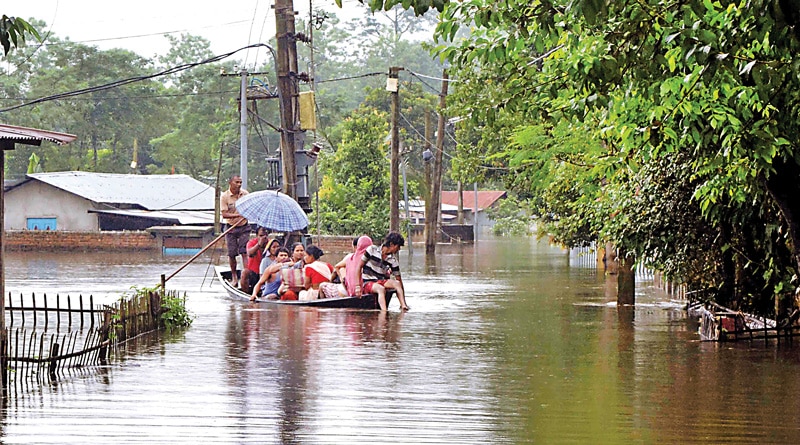 Heavy rainfall floods N Bengal