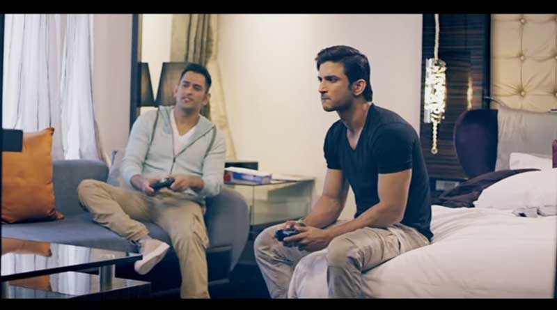 new promo of MS Dhoni: the untold story featuring Sushant Singh Rajput and Dhoni