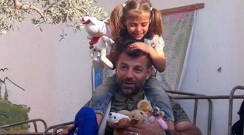 This Man risks his life to ferry toys for the children of syria