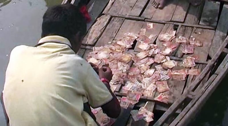 Note Ban: Torn Rs 500, 1000 found floating in Guwahati river