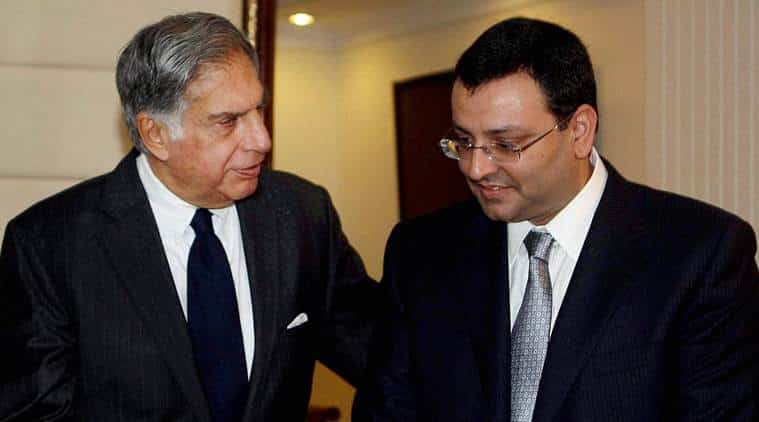New Delhi: **FILE** File photo of Ratan Tata (L) with Cyrus Mistry. Tata Sons on Monday removed Cyrus Mistry as its Chairman, nearly four years after he took over the reins of the group. Ratan Tata makes a comeback, taking over as the company's interim boss for 4 months. PTI Photo (STORY DEL66)(PTI10_24_2016_000165B)