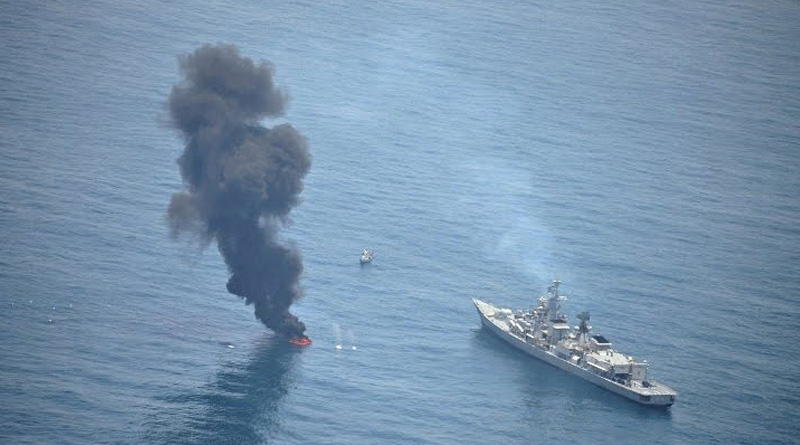 India's INS Tarkash, INS Mumbai helped Chinese Navy in fighting off pirate attack in Gulf of Aden