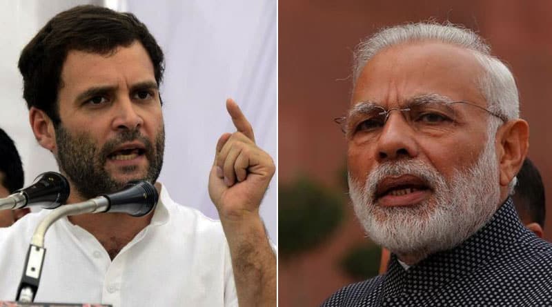 Modi Govt a failure, lashes Rahul Gandhi on NDA’s 4th anniversary at helm