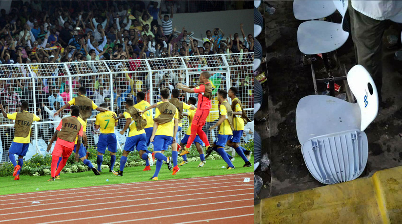 Fans run amok in Salt Lake stadium, damage property after Brazil-Germany match