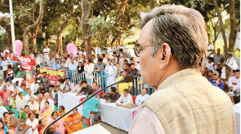 CPM’s Suryakant Mishra urges people to vote for Congress
