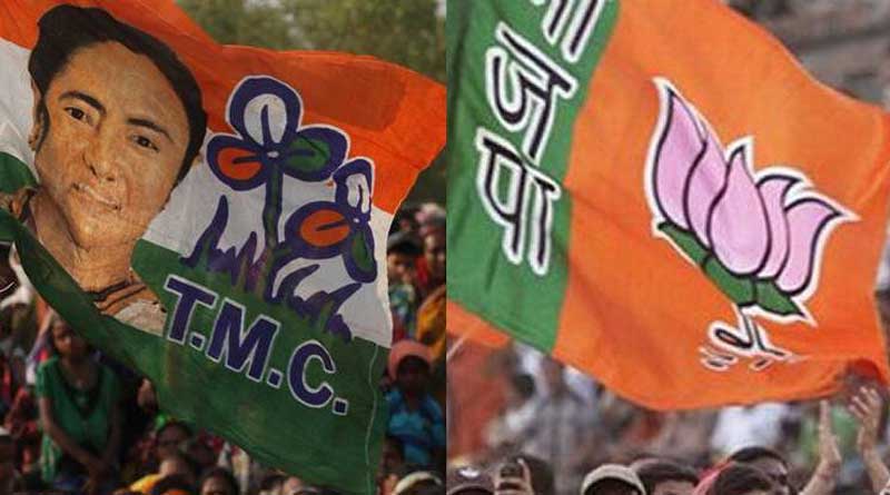 TMC and BJP clash in Bangaon