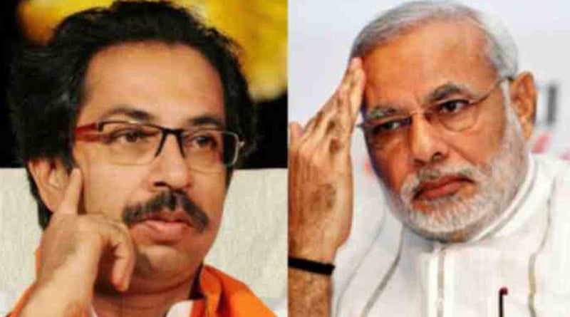 Shiv Sena slamming govt for allowing EU MPs to Kashmir