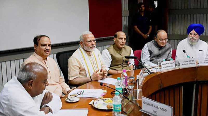 PM Modi meet opposition parties before Budget session