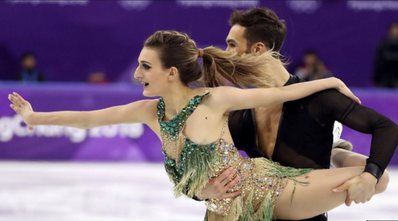 French Skater Gabriella Papadakis carries On Despite Wardrobe Malfunction
