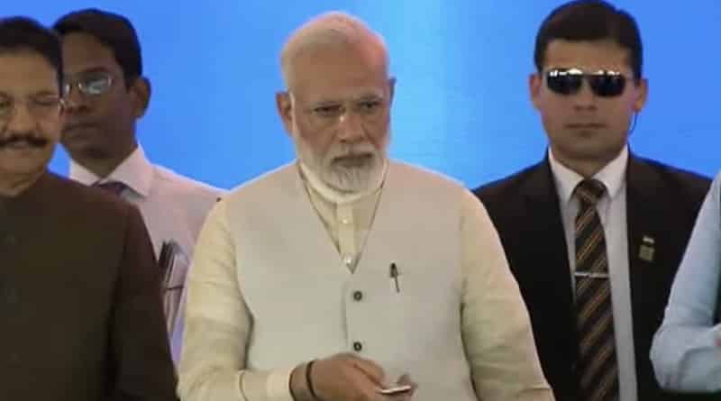 Narendra Modi inaugurates new Bharatiya Janata Party HQ in New Delhi