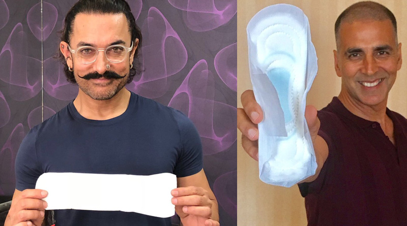 Actor Aamir Khan accepts PadMan challenge