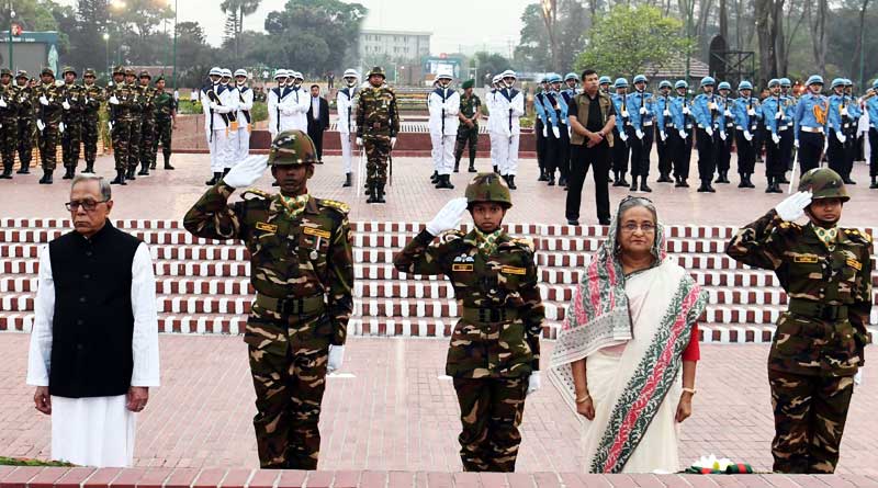 BGB-BSF exchange sweets on bangladesh's Independence Day