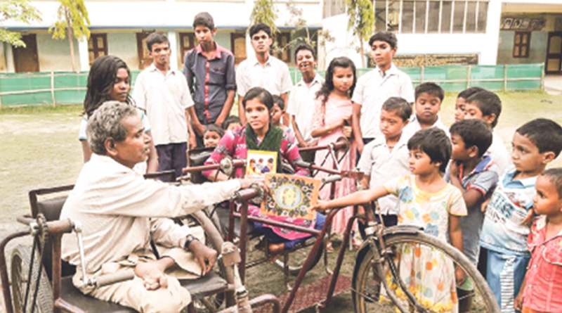 Tamluk: 'Differently abled man fights for 'Divyang' children