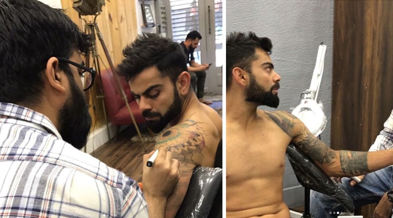 Mumbai: Virat Kohli Spotted At A Tattoo Parlour 