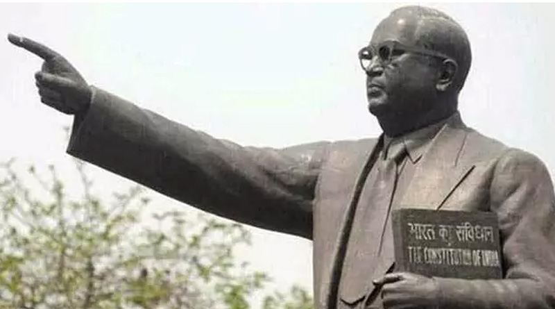 Dalit Members 'Cleanse' Ambedkar Statue After Tributes By BJP Leaders