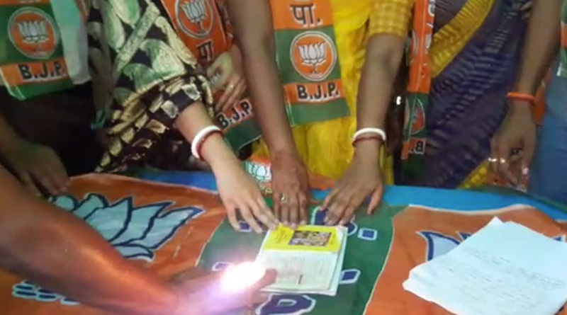 West Bengal panchayat polls: BJP candidates pledge by Gita against withdrawing nomination