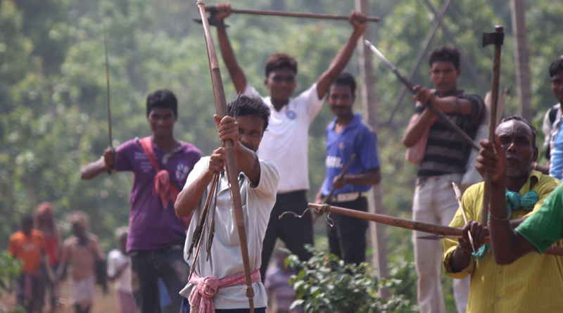 Purulia: To prevent hunting  in hunting festival police raided jangle aria with forest department