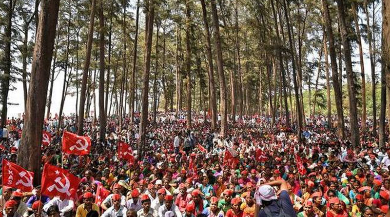 50,000 farmers protest bullet train, expressway