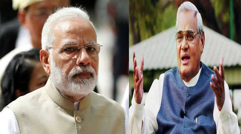 Narendra Modi visits ailing Atal Bihari Vajpayee