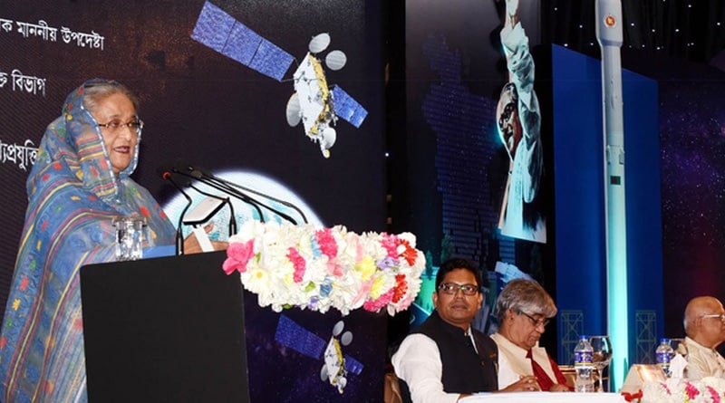 Bangabandhu-1 helps socio-economic growth, rejoices PM Hasina