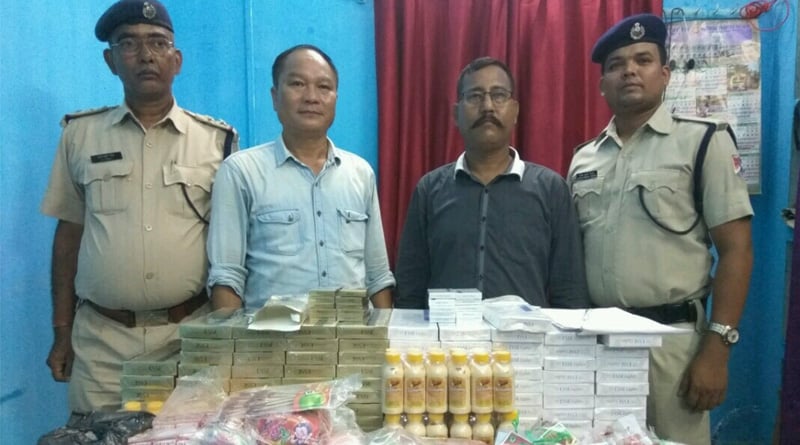 Worth rupees of 4 lacks Ban goods recovered from train’s Bathroom