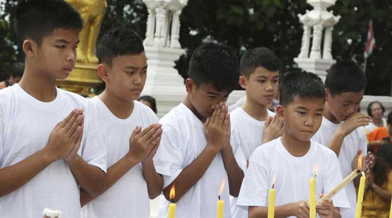 Monkhood for Thai boys who refused to cave in