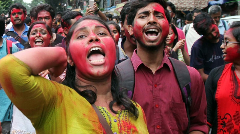 Medical students organise 'Victory Rally' in the city