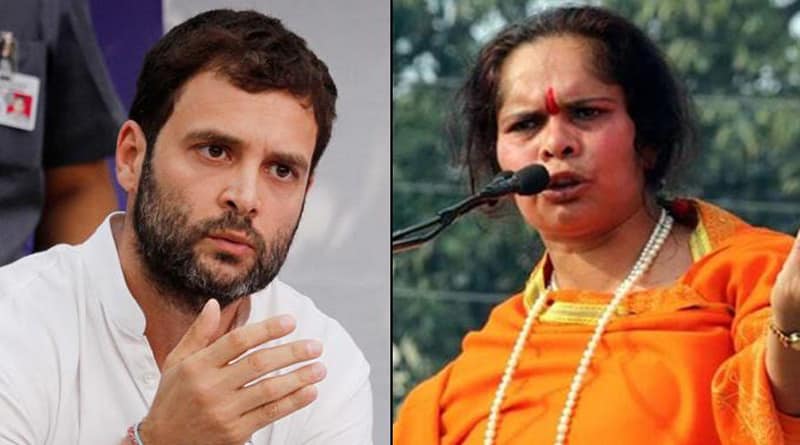 Sadhvi Prachi: Rahul gets wife if Cong loses in 2019