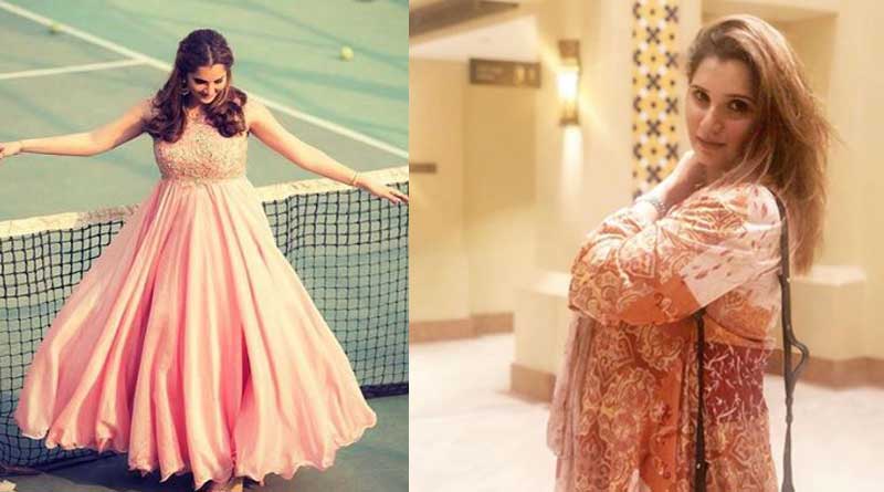 Sania Mirza plays tennis even in pregnancy
