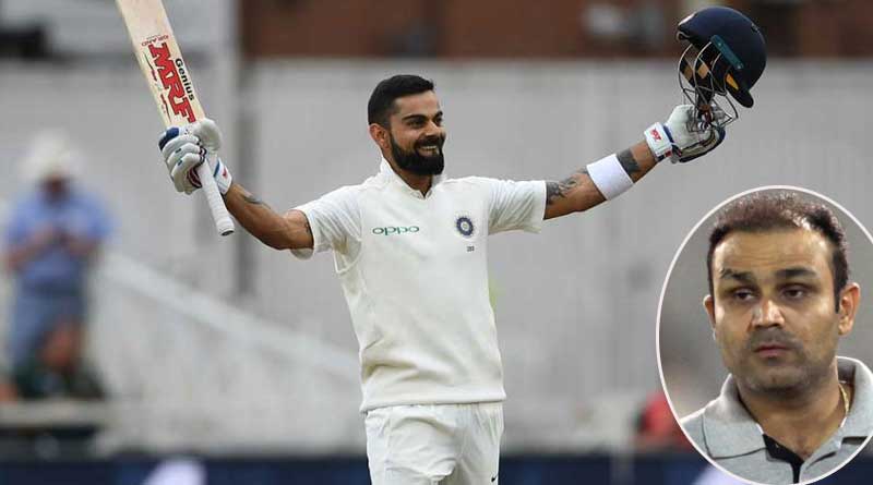 Virat Kohli yet to achieve Sachin Tendulkar’s stature: Virender Sehwag