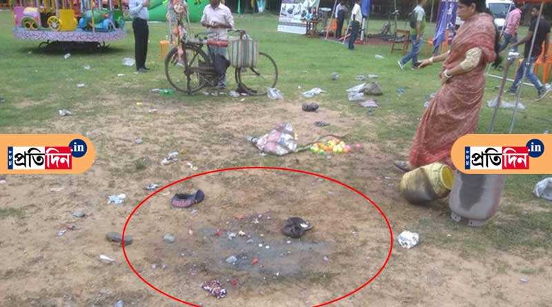 CRPF camp exploded in durgapur