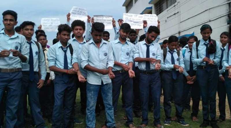 Kolaghat Government Polytechnic student slashes hand against teacher’s transfer