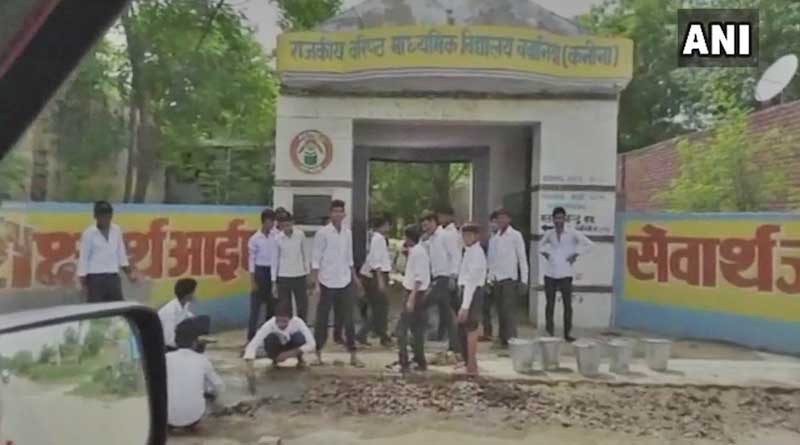 Haryana: Students constructing road near a govt school, will beaten up if failed 