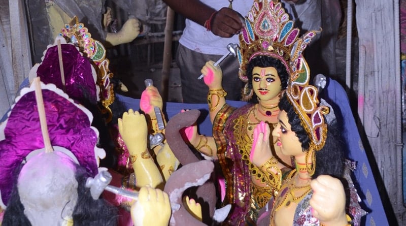 Unsold 'Biswakarma' ldols are converted to 'Kartika' in Siliguri