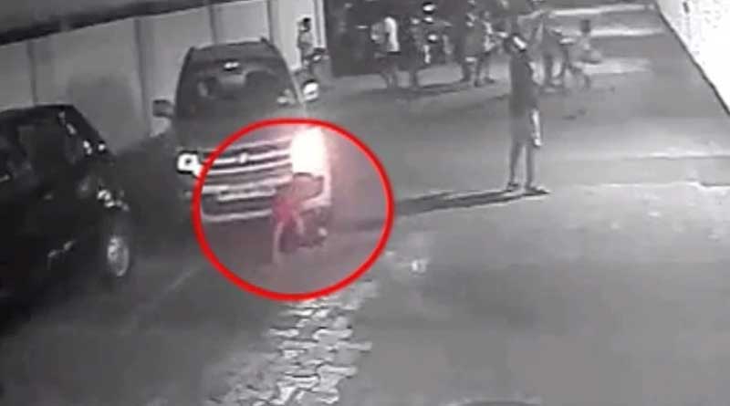 Mumbai: Car runs over boy,watch what happens next