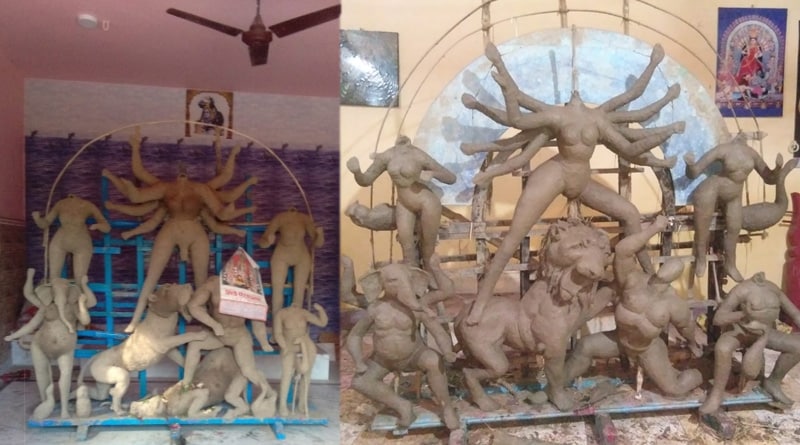Asansol’s Mandal Bari celebrates Durga Puja in unique style