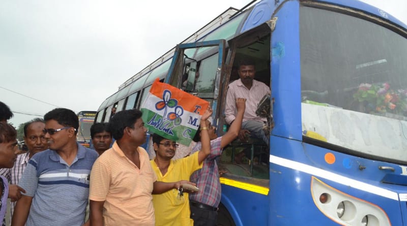 TMC’s sweet treat to people for defying Bharat bandh