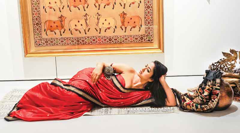 Pujo Fashion in handloom saree