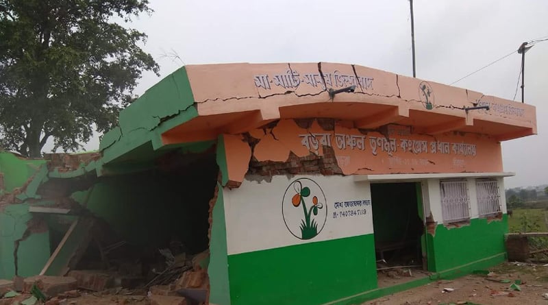 Bibhum: Blusts at TMC party office in Khoyrashol, no casualty 