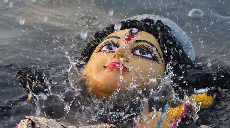 Preparations for immersion at 17 ghats of the Ganges in accordance with the Covid rules | Sangbad Pratidin