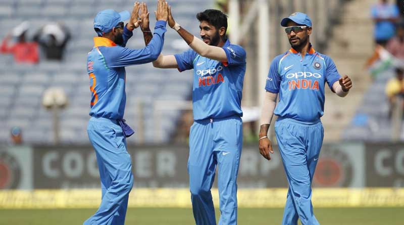 India to West Indies in 4th ODI in Mumbai