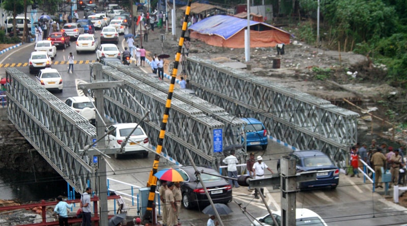 Bailey bridge at Majerhat cushions Behala residents’ woes