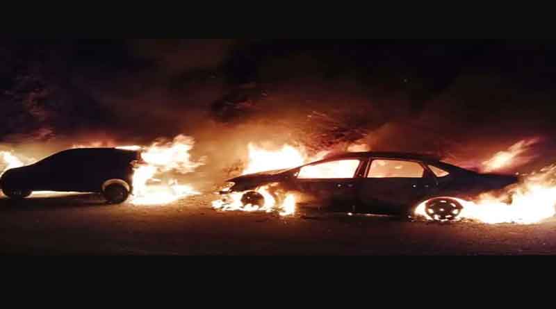 Drunk man torches 18 vehicles 
