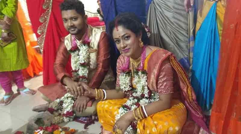 Aritra and Mahua tied knot