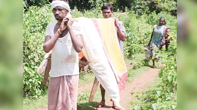 No road in Bankura village 