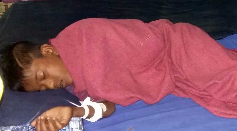 Boy beaten by fruit seller