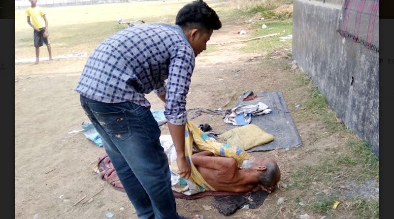 88 year old man defeats Corona, Neighbours welcomed him with Conch