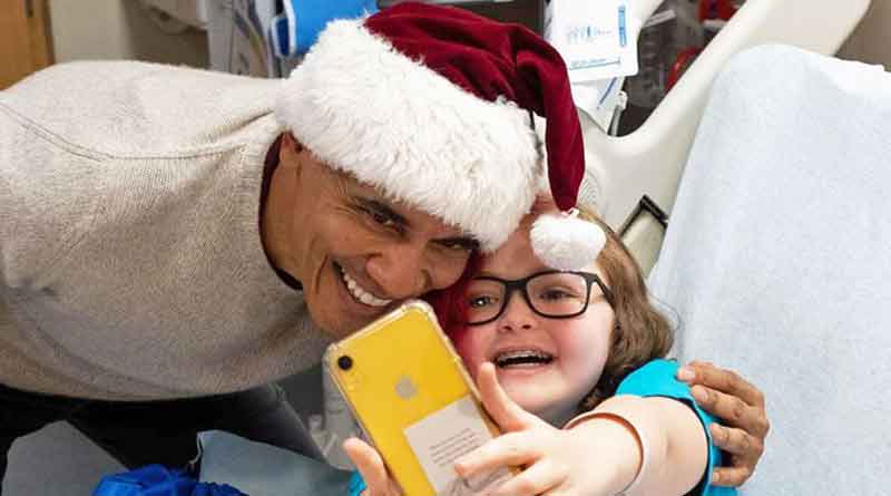 Santa Obama's gift to sick children