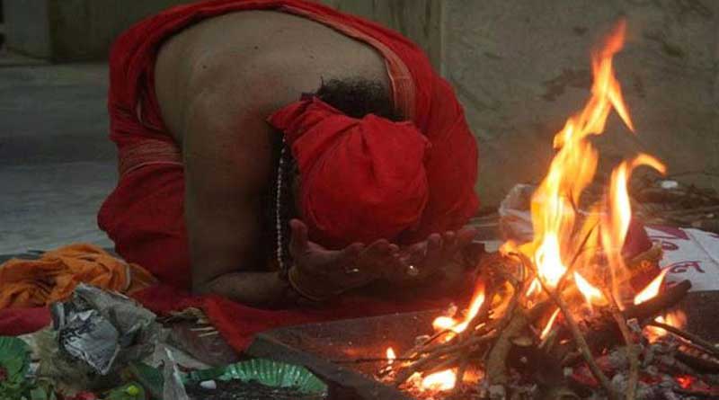 Woman beaten by Shaman