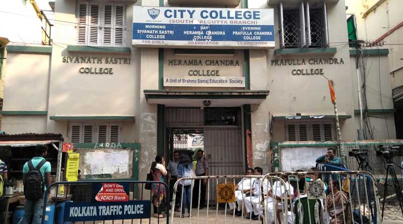 Student protest at Kolkata college